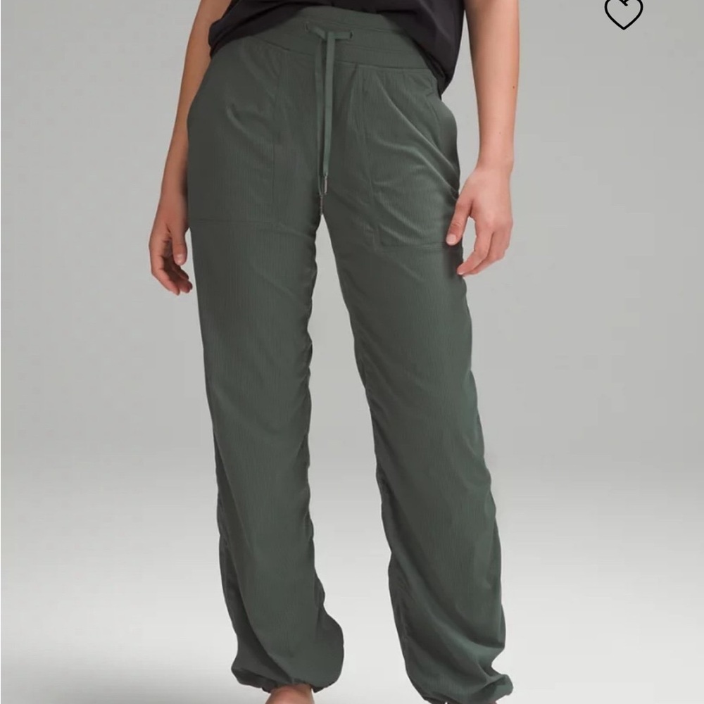Lululemon Dance Studio Mid-Rise Pant Regular Dark Forest Color Size 6 New W Tag